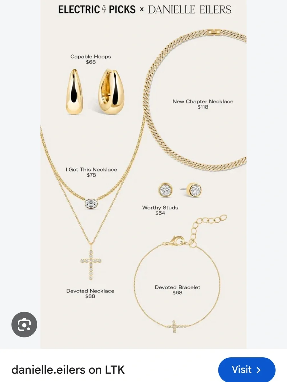 Electric Picks x Danielle Eilers New Chapter Diamond Chain Necklace